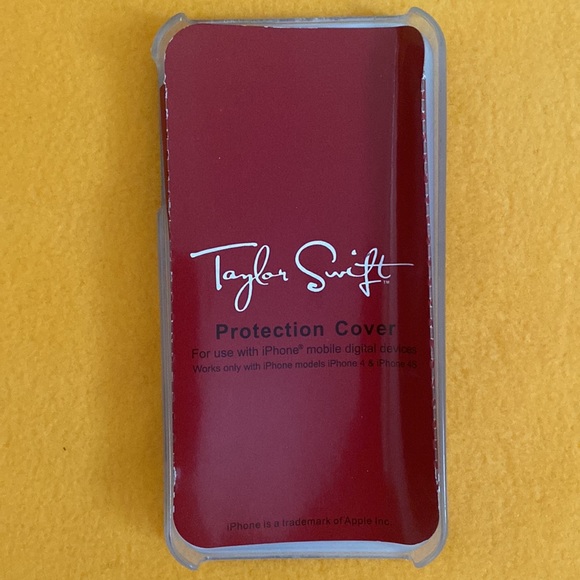 Taylor Swift RED era iPhone 4 & 4S Case - Picture 2 of 5